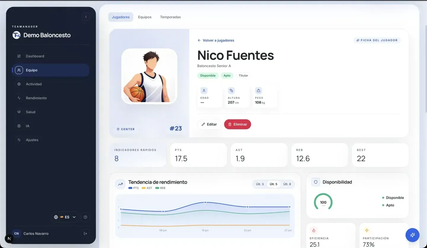 Player profile